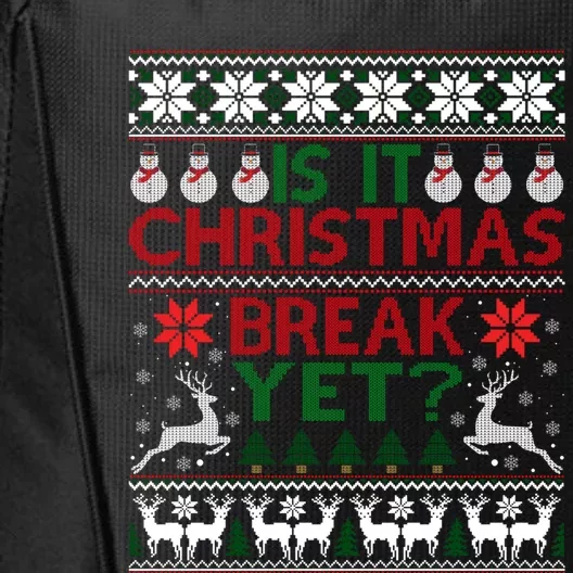 Is It Christmas Break Yet Fun School Office Before Christmas Gift City Backpack