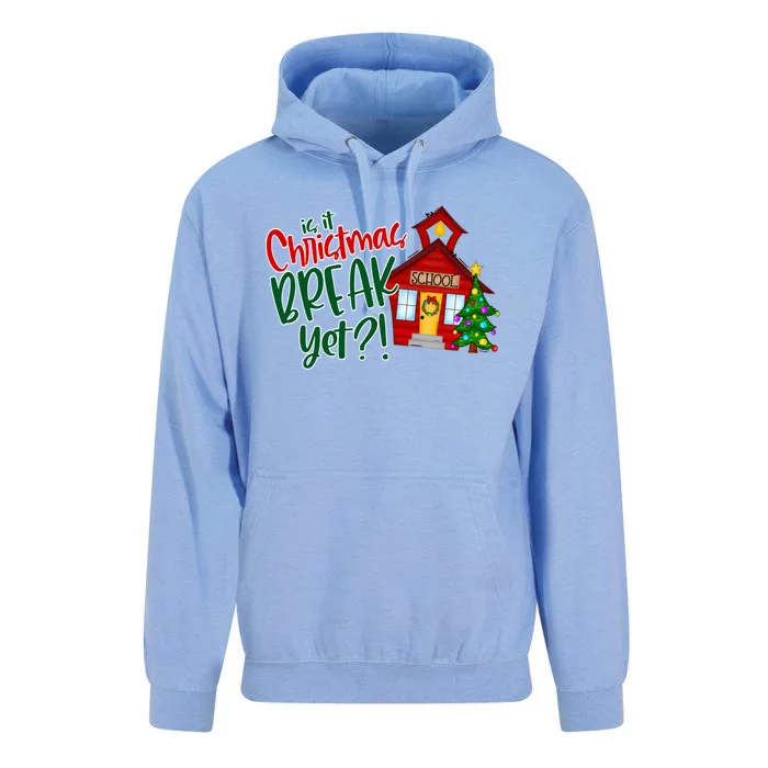 Is It Christmas Break Yet Cute Gift Unisex Surf Hoodie