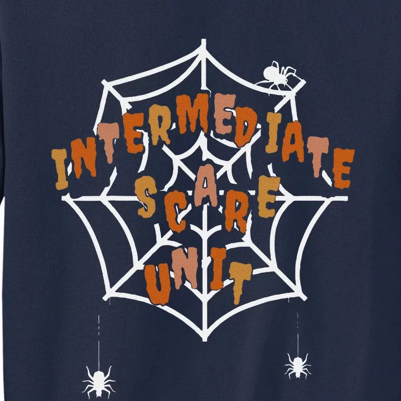 Imcu Intermediate Care Unit Nurse Spooky Halloween Tall Sweatshirt