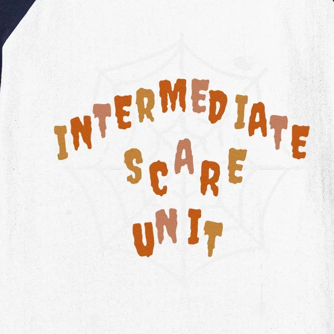 Imcu Intermediate Care Unit Nurse Spooky Halloween Baseball Sleeve Shirt