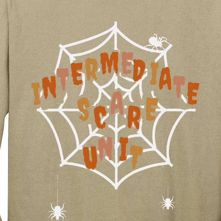 Imcu Intermediate Care Unit Nurse Spooky Halloween Tall Long Sleeve T-Shirt