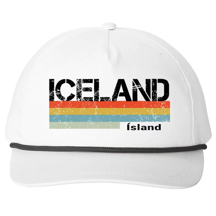 Iceland Snapback Five-Panel Rope Hat