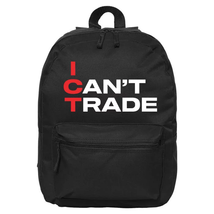 Ict I CanT Trade 16 in Basic Backpack