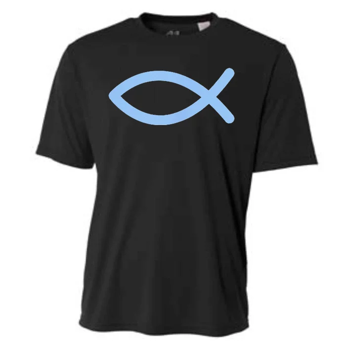 Ichthys Ichthus Christian Symbol Jesus Fish Cooling Performance Crew T-Shirt