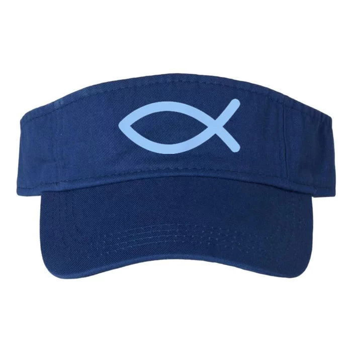 Ichthys Ichthus Christian Symbol Jesus Fish Valucap Bio-Washed Visor