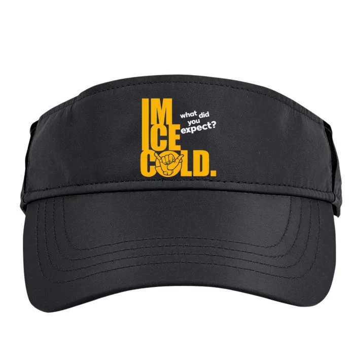 IM Ice Cold Hand Sign Alpha African Fraternity Adult Drive Performance Visor