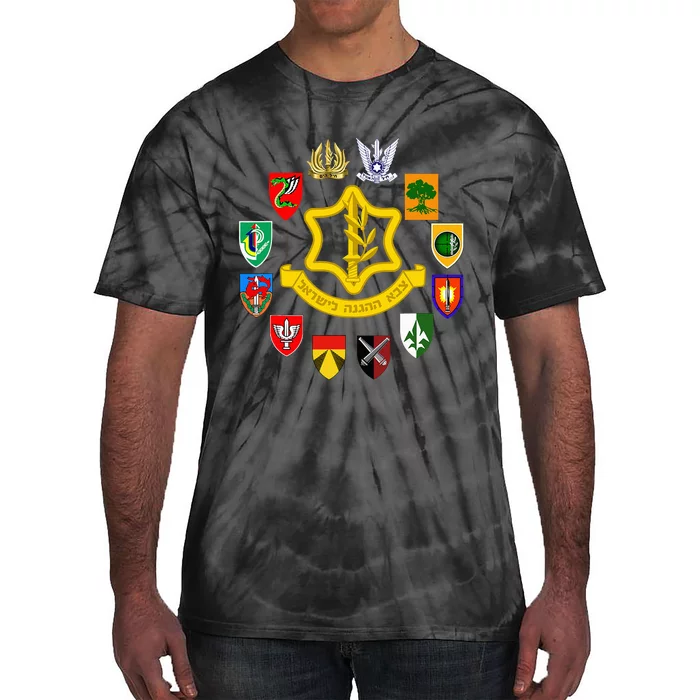 Idf Israel Defence Forces Israeli Army Israel Military Units Tie-Dye T-Shirt