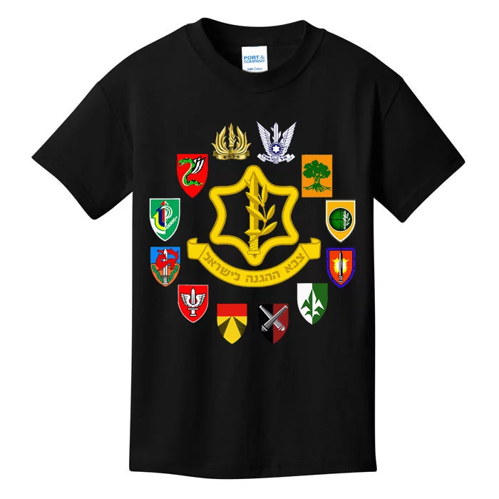 Idf Israel Defence Forces Israeli Army Israel Military Units Kids T-Shirt