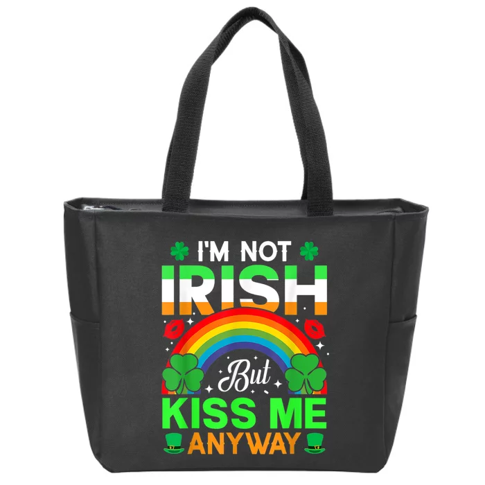 I'm Irish Don't Kiss Me Saint Patricks Day Zip Tote Bag