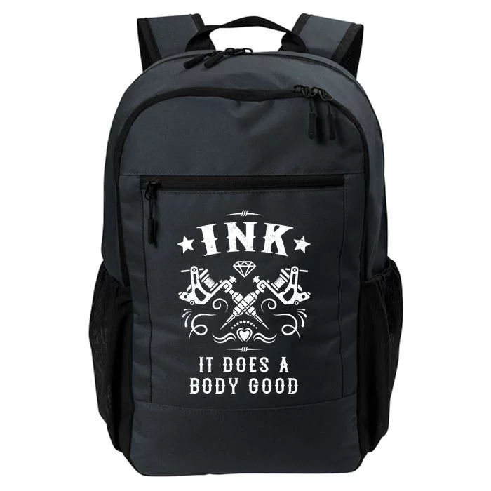 Ink It Does A Body Good Vintage Tattoo Machine Daily Commute Backpack