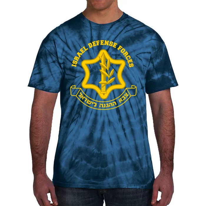 Idf Israel Defense Forces Free Israeli Army Israel Military Tie-Dye T-Shirt