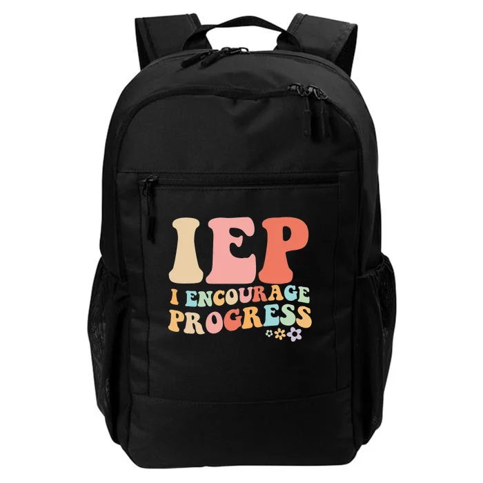 IEP I Encourage Progress Special Education teacher graphics Daily Commute Backpack