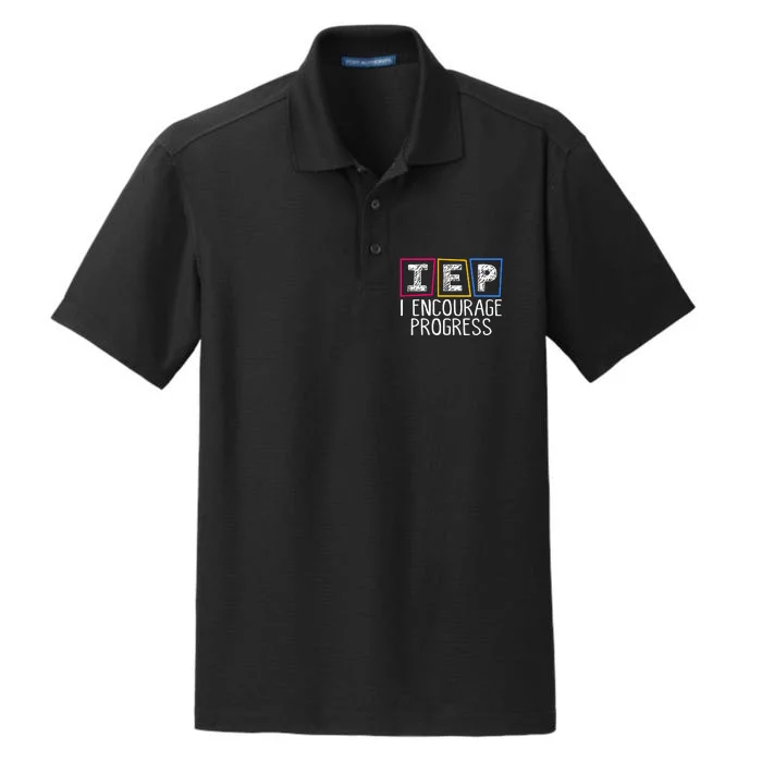 Iep I Encourage Progress Special Education Teacher Sped Dry Zone Grid Performance Polo