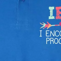 Iep I Encourage Progress Special Education School Teacher Great Gift Softstyle Adult Sport Polo