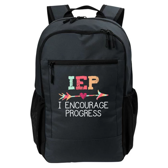 Iep I Encourage Progress Special Education School Teacher Great Gift Daily Commute Backpack