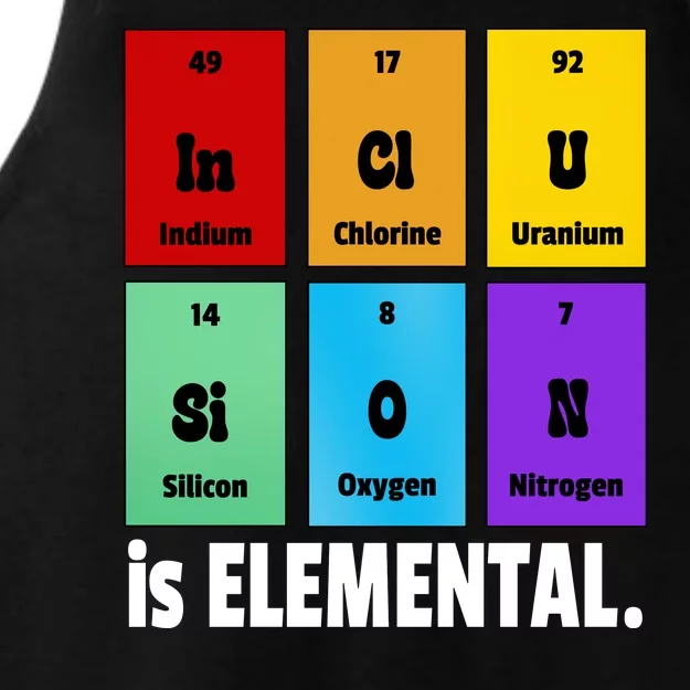 Inclusion Is Elemental Ladies Tri-Blend Wicking Tank