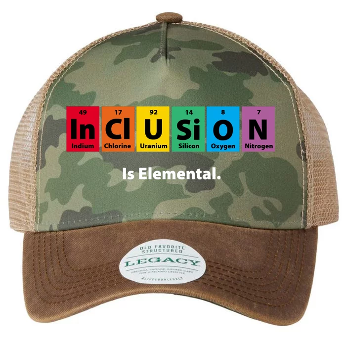 Inclusion Is Elemental Legacy Tie Dye Trucker Hat