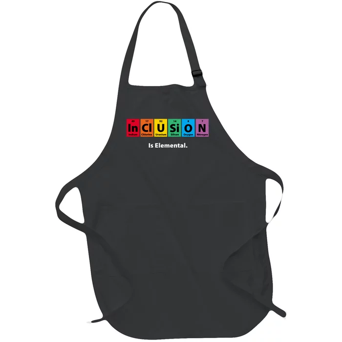 Inclusion Is Elemental Full-Length Apron With Pocket