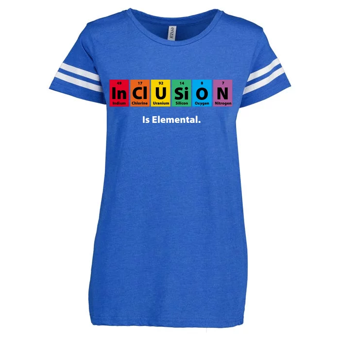 Inclusion Is Elemental Enza Ladies Jersey Football T-Shirt