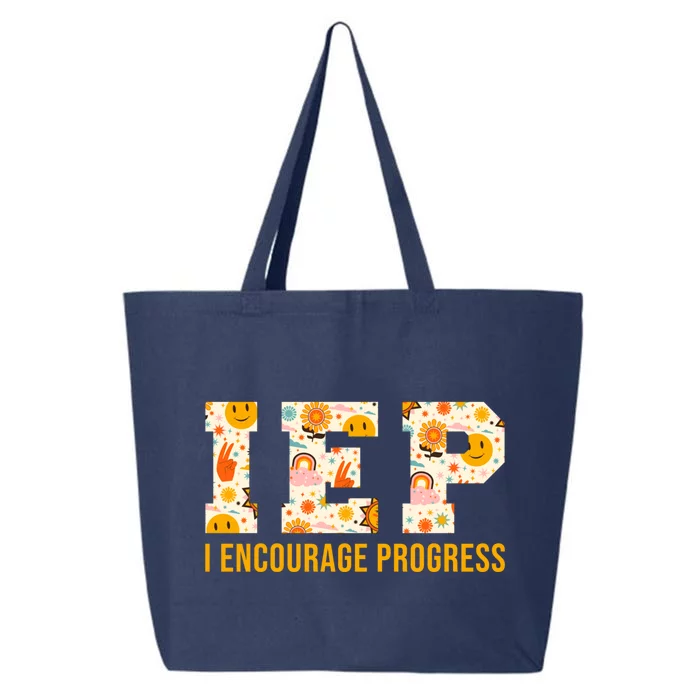 Iep I Encourage Progress Special Education School Teacher Gift 25L Jumbo Tote