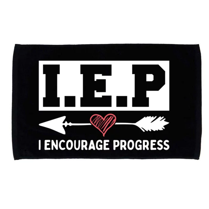 Iep I Encourage Progress Special Education Teacher Gift Microfiber Hand Towel