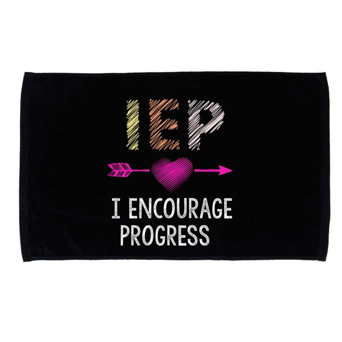 Iep I Encourage Progress Teacher Special Education Meaningful Gift Microfiber Hand Towel