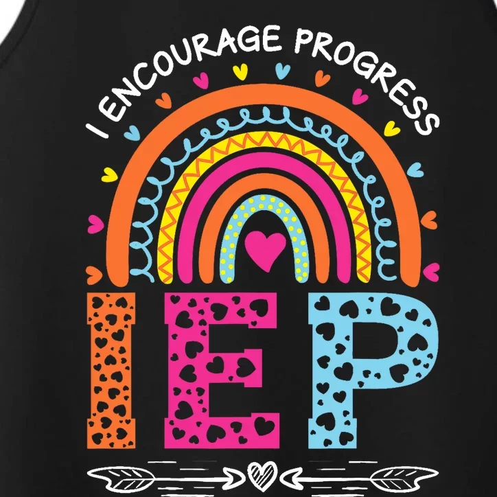 IEP I Encourage Progress Special Education School Teacher Performance Tank