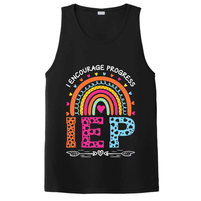 IEP I Encourage Progress Special Education School Teacher Performance Tank