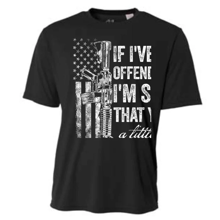 If IVe Ever Offended You IM Sorry American Flag Cooling Performance Crew T-Shirt