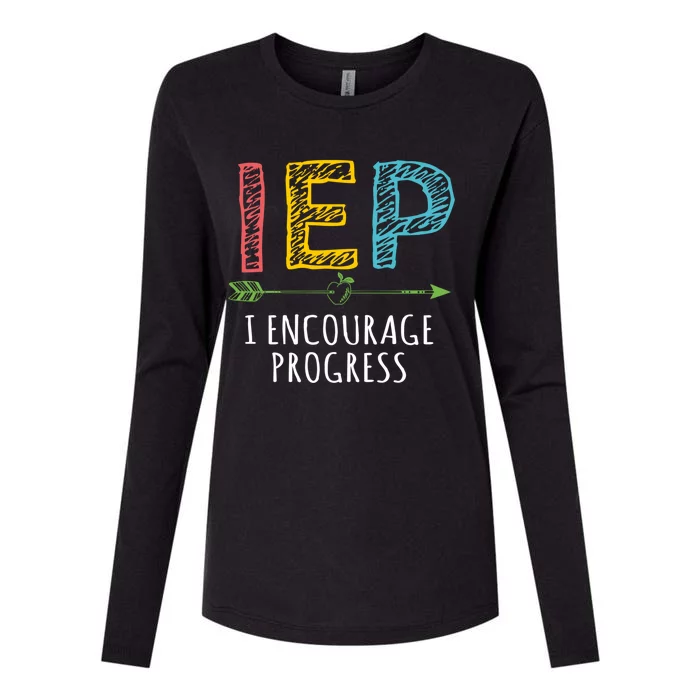 Iep I Encourage Progress Chalk Special Education Teacher Great Gift Womens Cotton Relaxed Long Sleeve T-Shirt