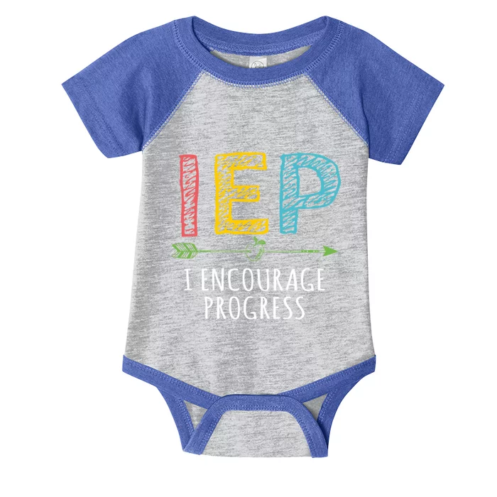 Iep I Encourage Progress Chalk Special Education Teacher Great Gift Infant Baby Jersey Bodysuit