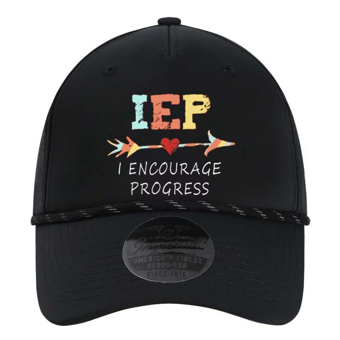 Iep I Encourage Progress Special Education Great Gift Teacher Tee Gift Performance The Dyno Cap