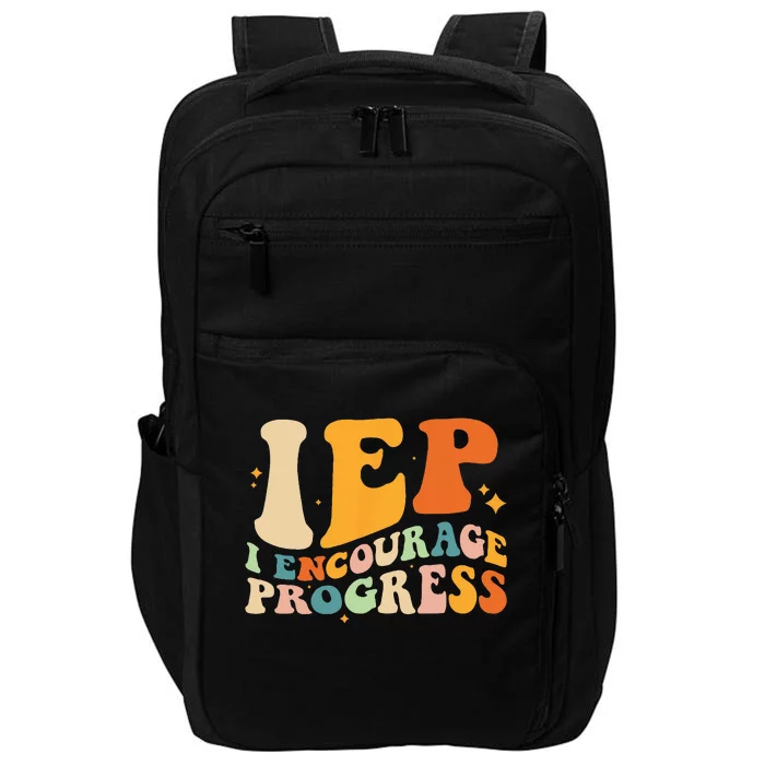 IEP I Encourage Progress Special Education Teacher School Impact Tech Backpack