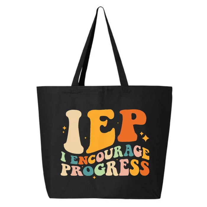 IEP I Encourage Progress Special Education Teacher School 25L Jumbo Tote