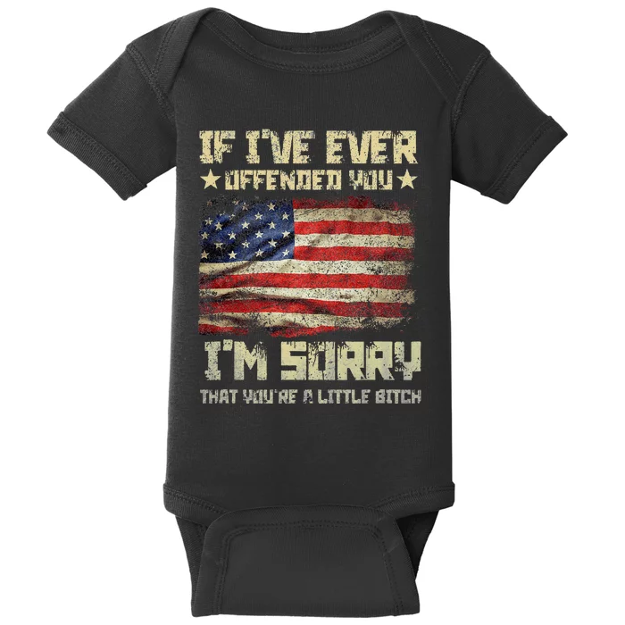 If I've Ever Offended You I'm Sorry That You're A Funny Baby Bodysuit