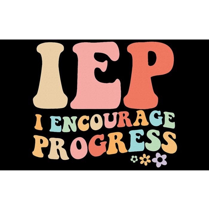 IEP I Encourage Progress Special Education teacher graphics Bumper Sticker