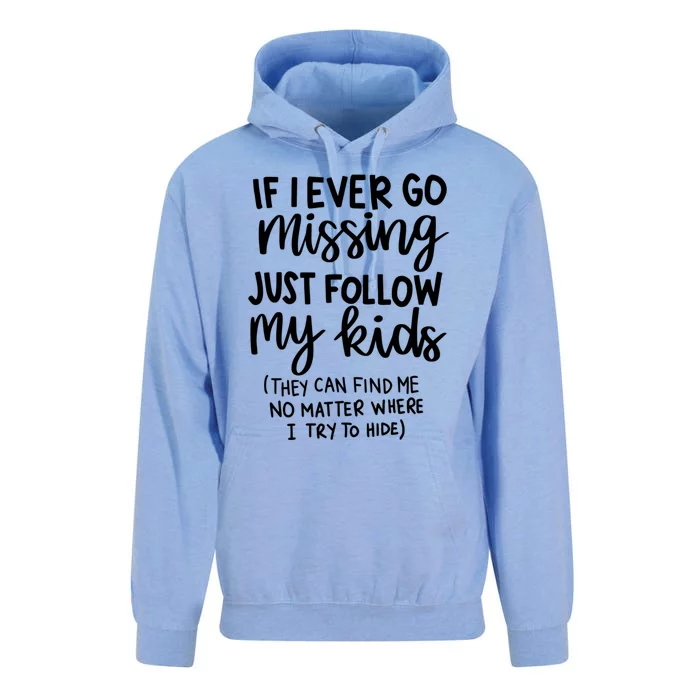 If I Ever Go Missing Just Follow My Funny Mothers Day Gift Unisex Surf Hoodie