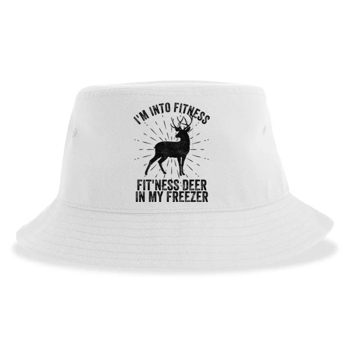 Im Into Fitness Fitness Deer In My Freezer Sustainable Bucket Hat