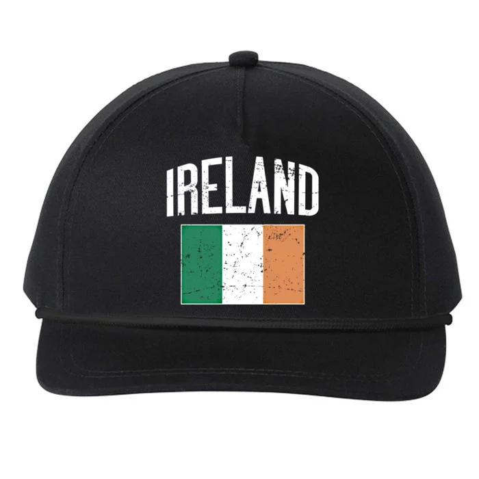 Irish Ireland Flag St Patrick's Day Costume Patriotic Pride Gift Snapback Five-Panel Rope Hat