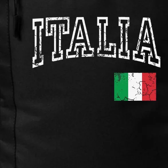 Italia Italian Flag Italy Distressed Daily Commute Backpack