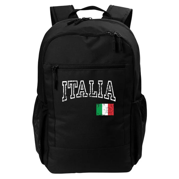 Italia Italian Flag Italy Distressed Daily Commute Backpack