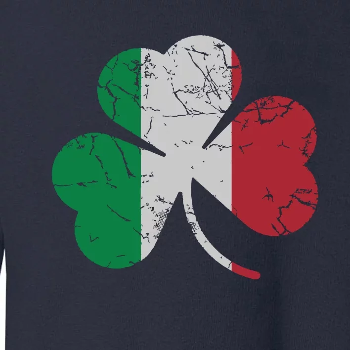 Irish Italian Flag Shamrock St Patricks Day Italy Men Women Toddler Sweatshirt