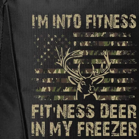 IM Into Fitness FitNess Deer In My Freezer Deer Hunting City Backpack