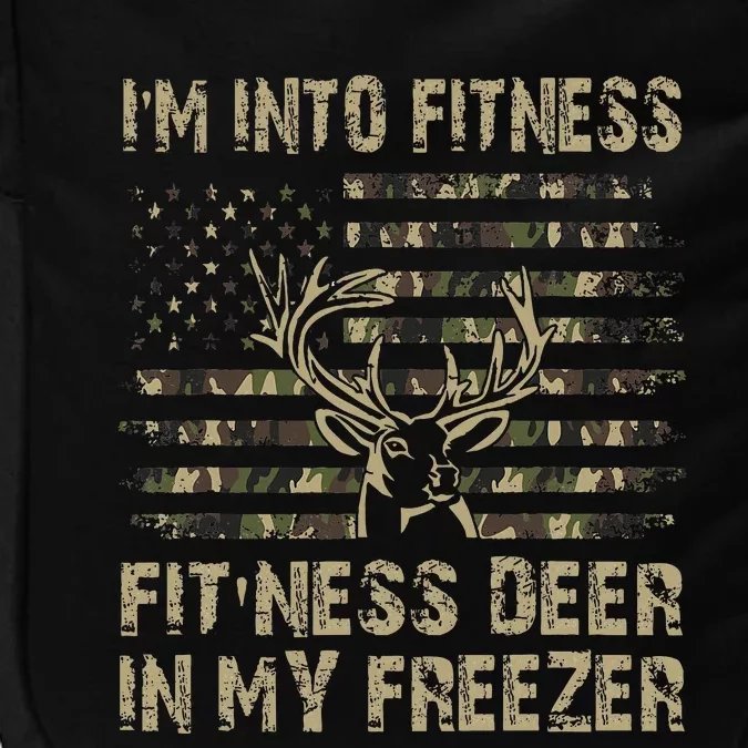 IM Into Fitness FitNess Deer In My Freezer Deer Hunting Impact Tech Backpack