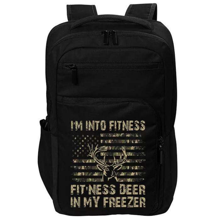 IM Into Fitness FitNess Deer In My Freezer Deer Hunting Impact Tech Backpack