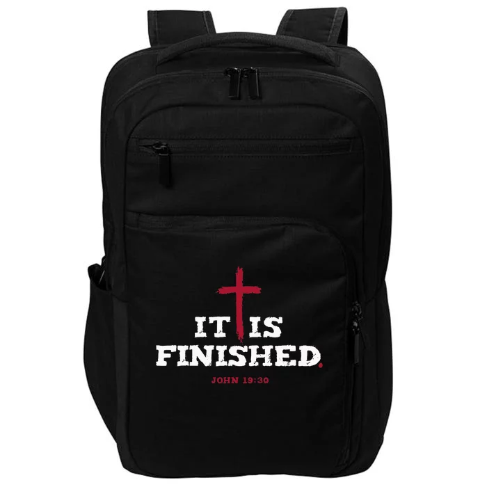 It Is Finished Inspirational Religious Christian Impact Tech Backpack