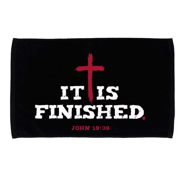 It Is Finished Inspirational Religious Christian Microfiber Hand Towel