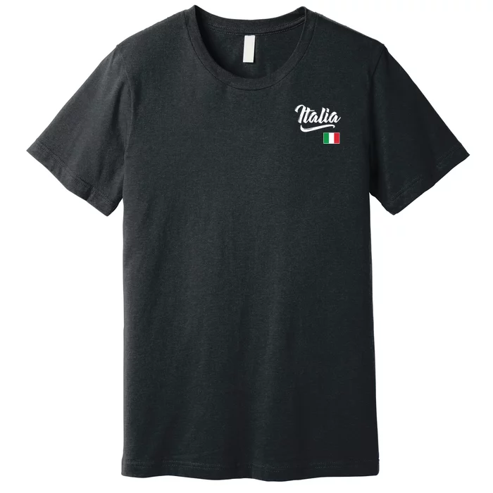 Italia Italian Flag Italy Italiano Family Heritage Men Women Premium T-Shirt