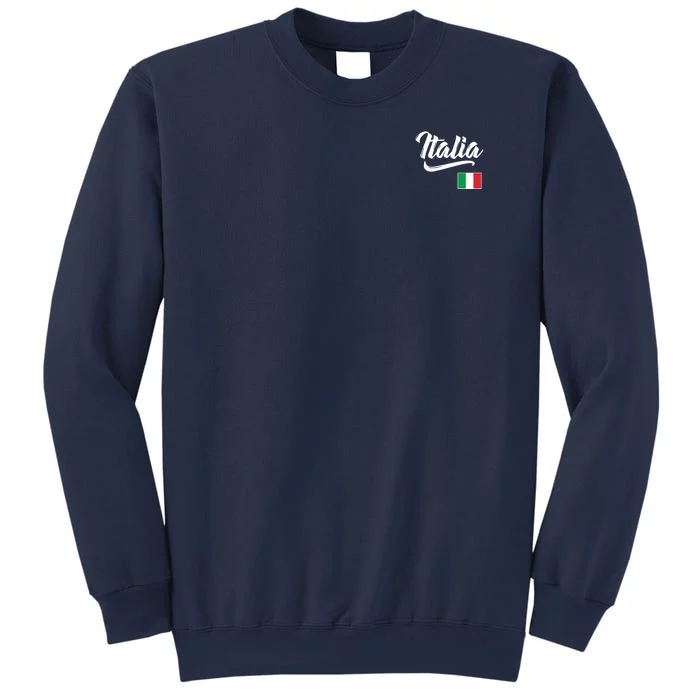 Italia Italian Flag Italy Italiano Family Heritage Men Women Sweatshirt