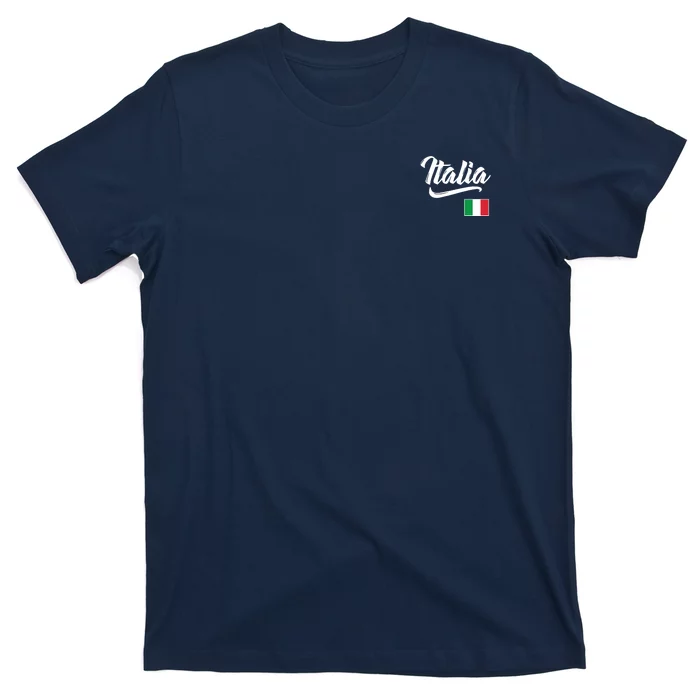 Italia Italian Flag Italy Italiano Family Heritage Men Women T-Shirt